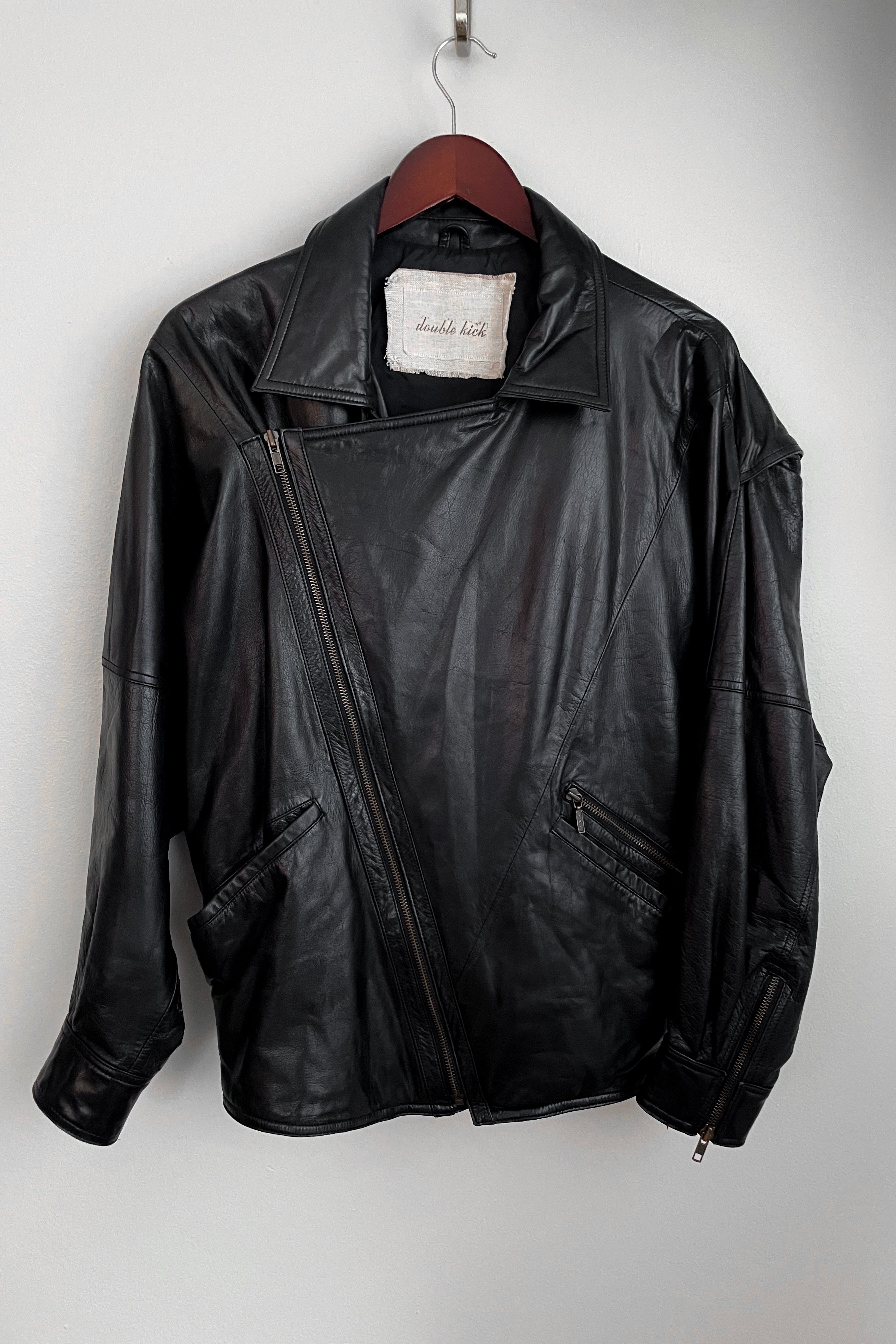 No. 0009 | Asymmetric Leather Jacket