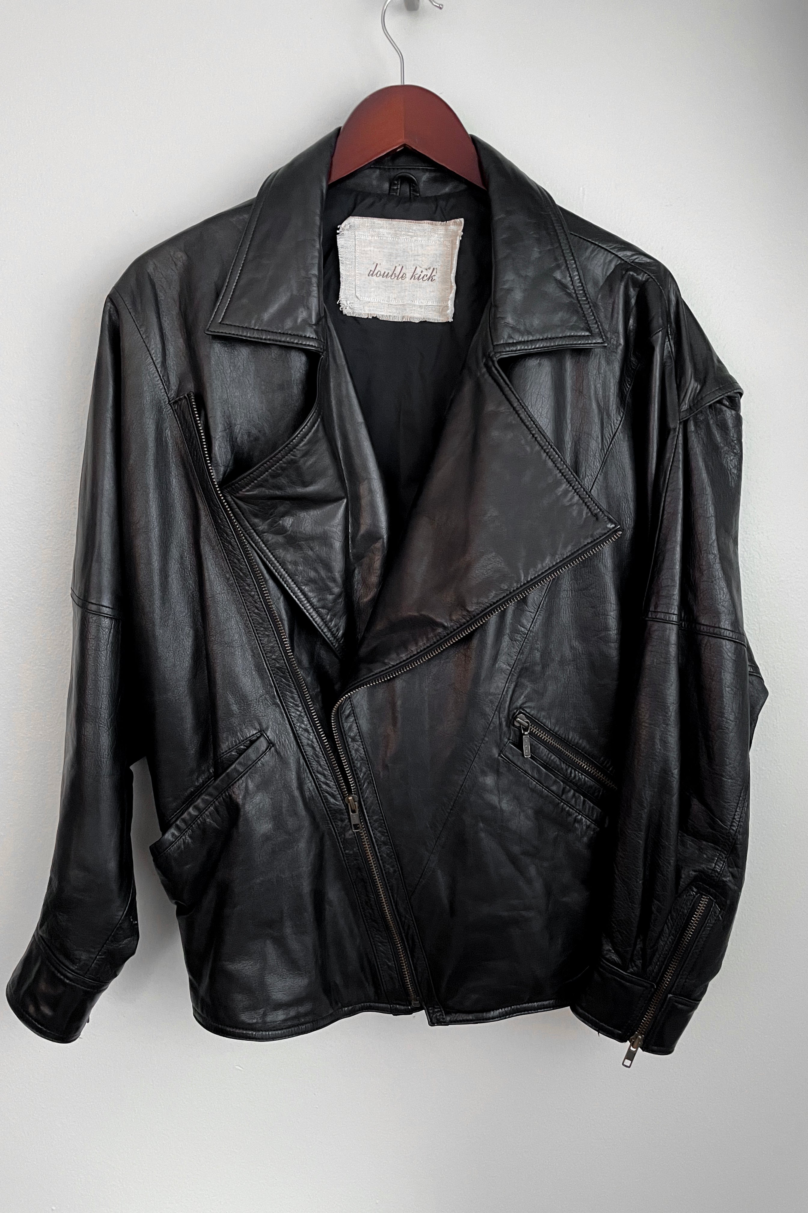 No. 0009 | Asymmetric Leather Jacket