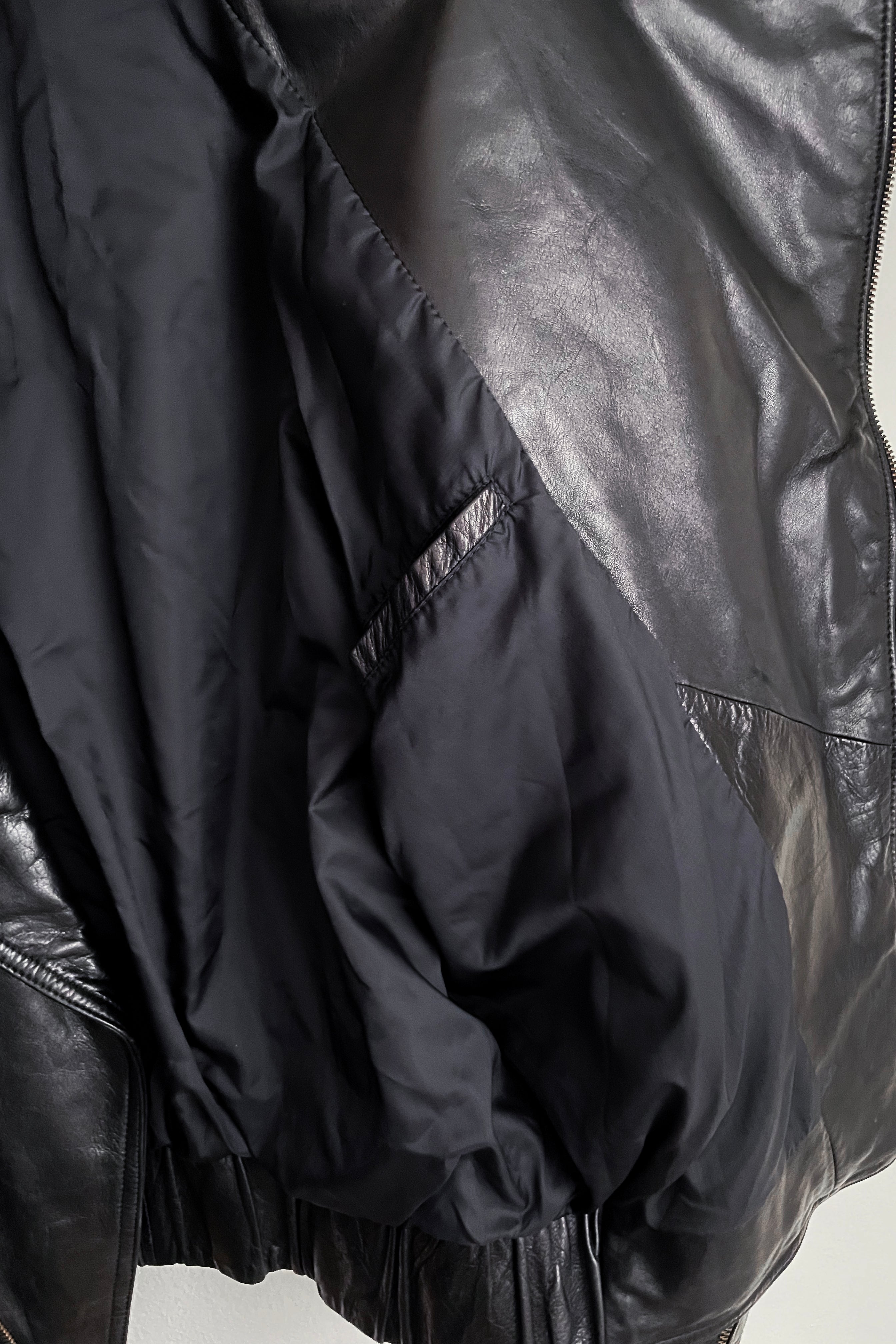 No. 0009 | Asymmetric Leather Jacket