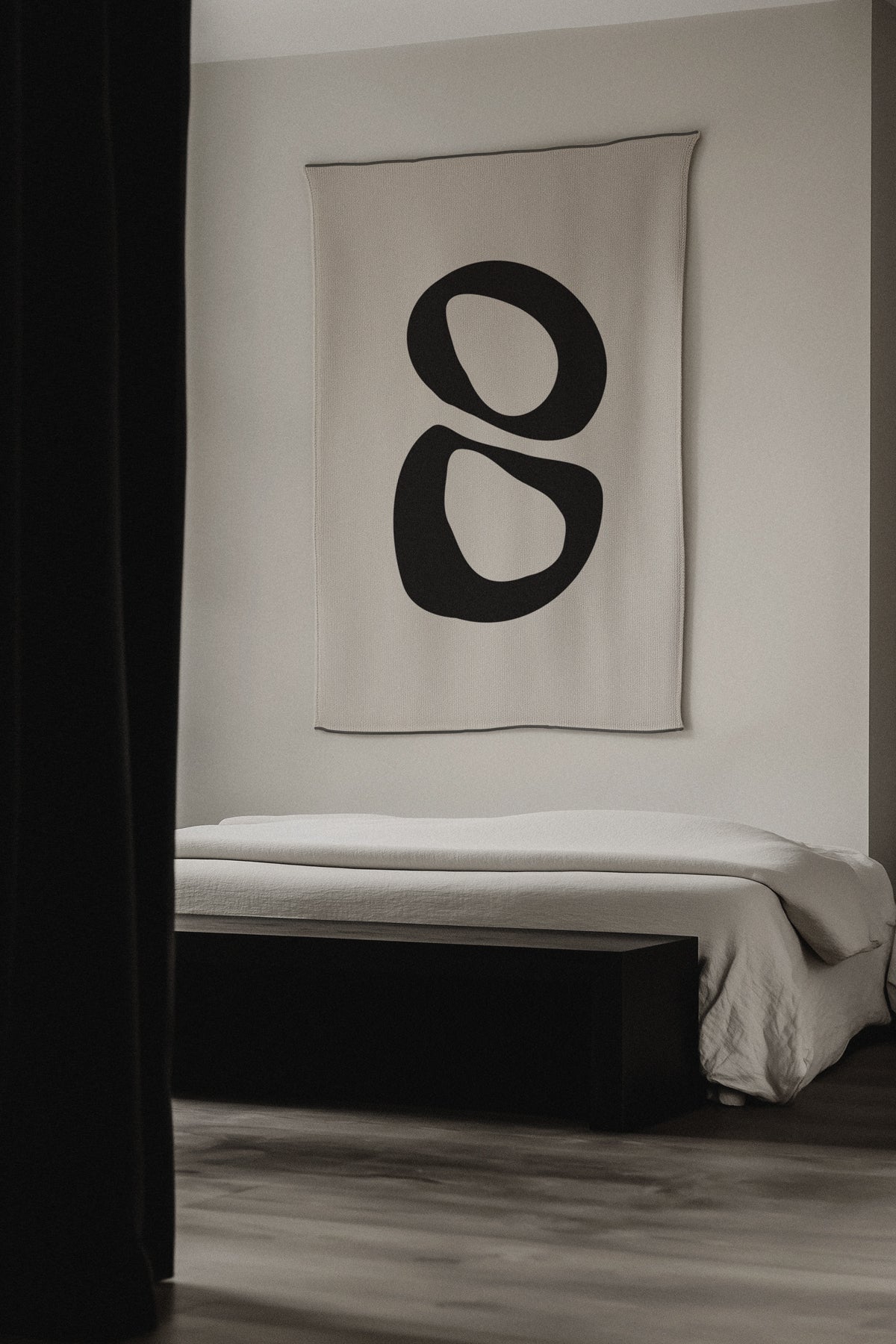 Knit Tapestry Blanket | Organic Bone