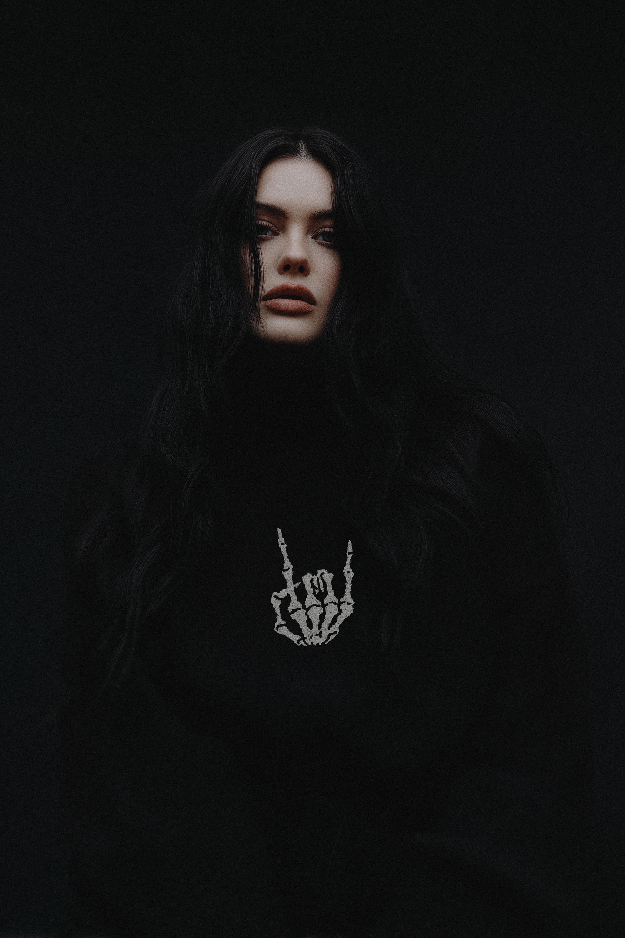 Knit Sweater | Metal Skeleton