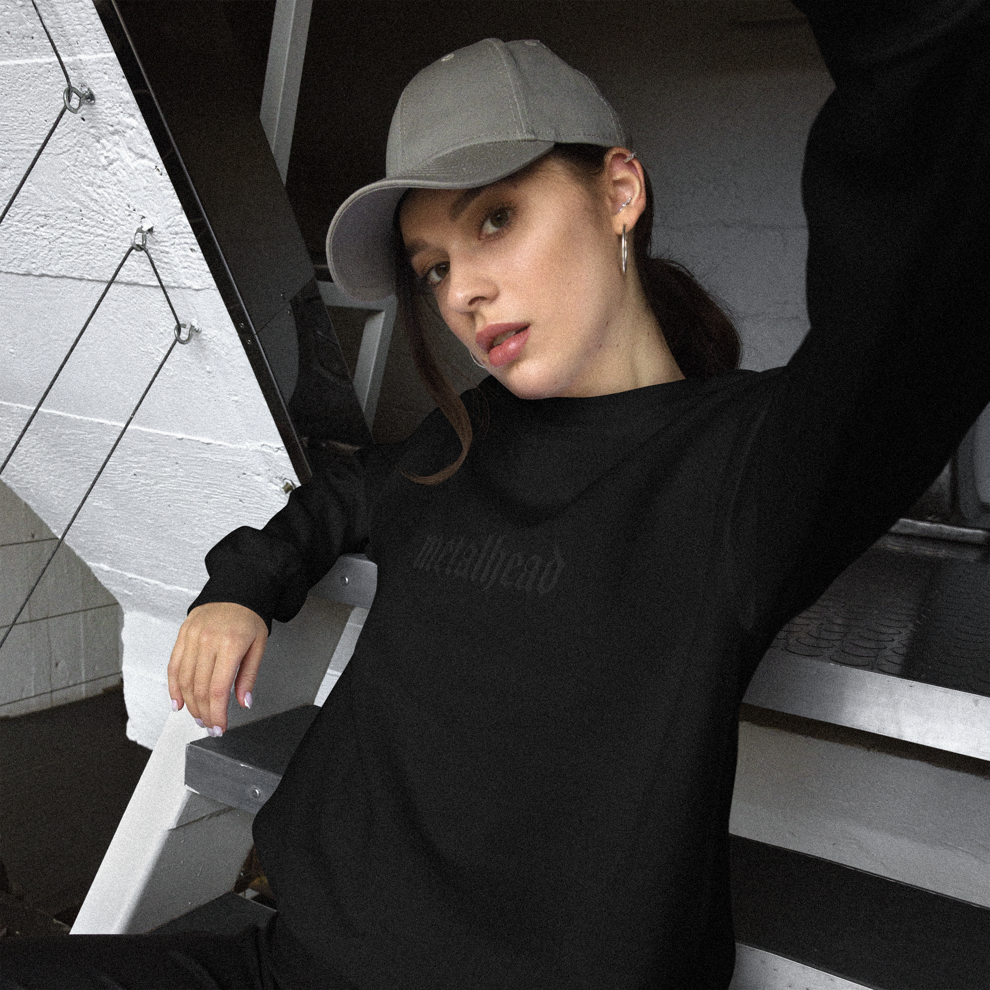 Metalhead Embroidered Crewneck