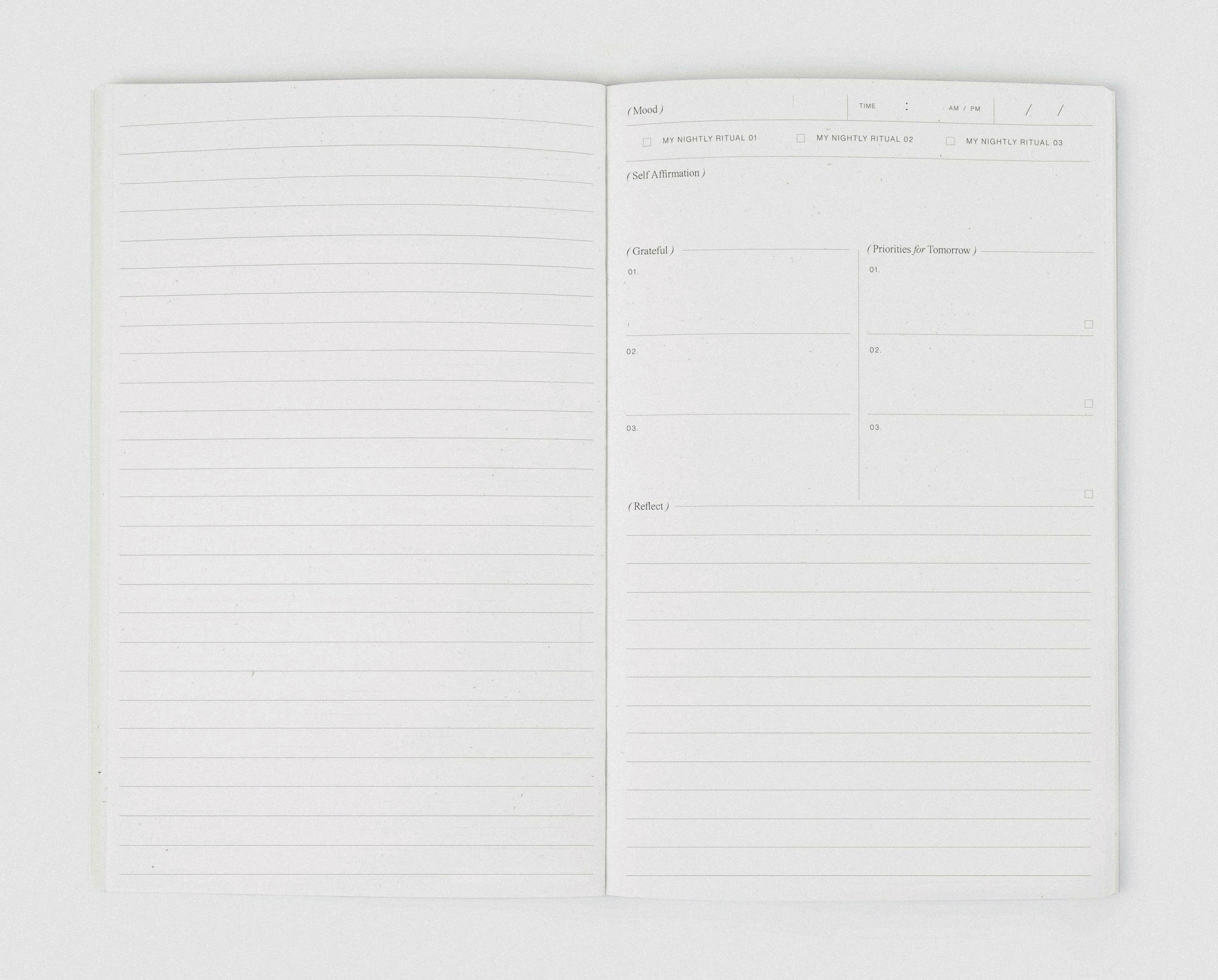 Night Routine Journal