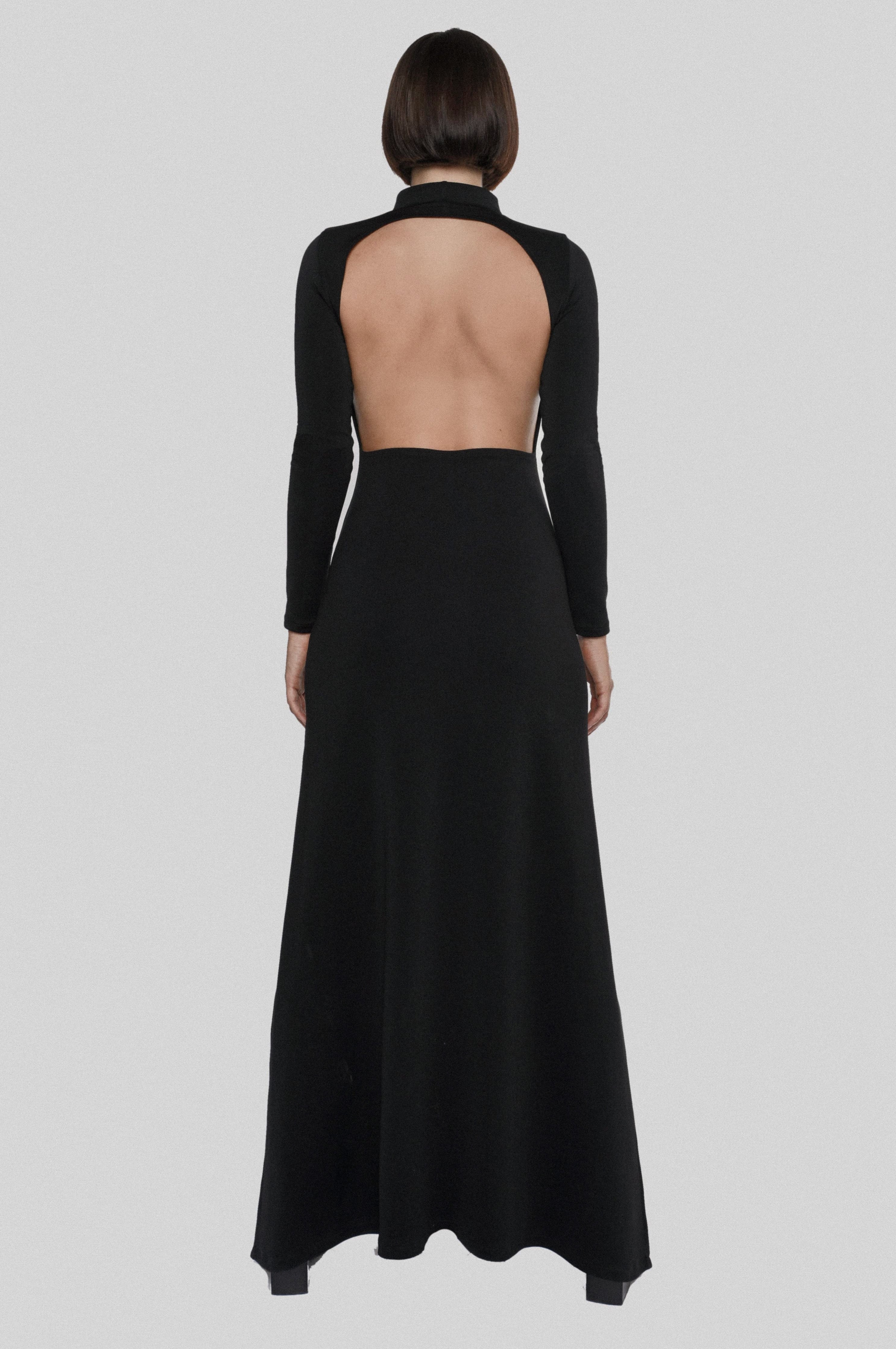 Open Back Maxi Dress
