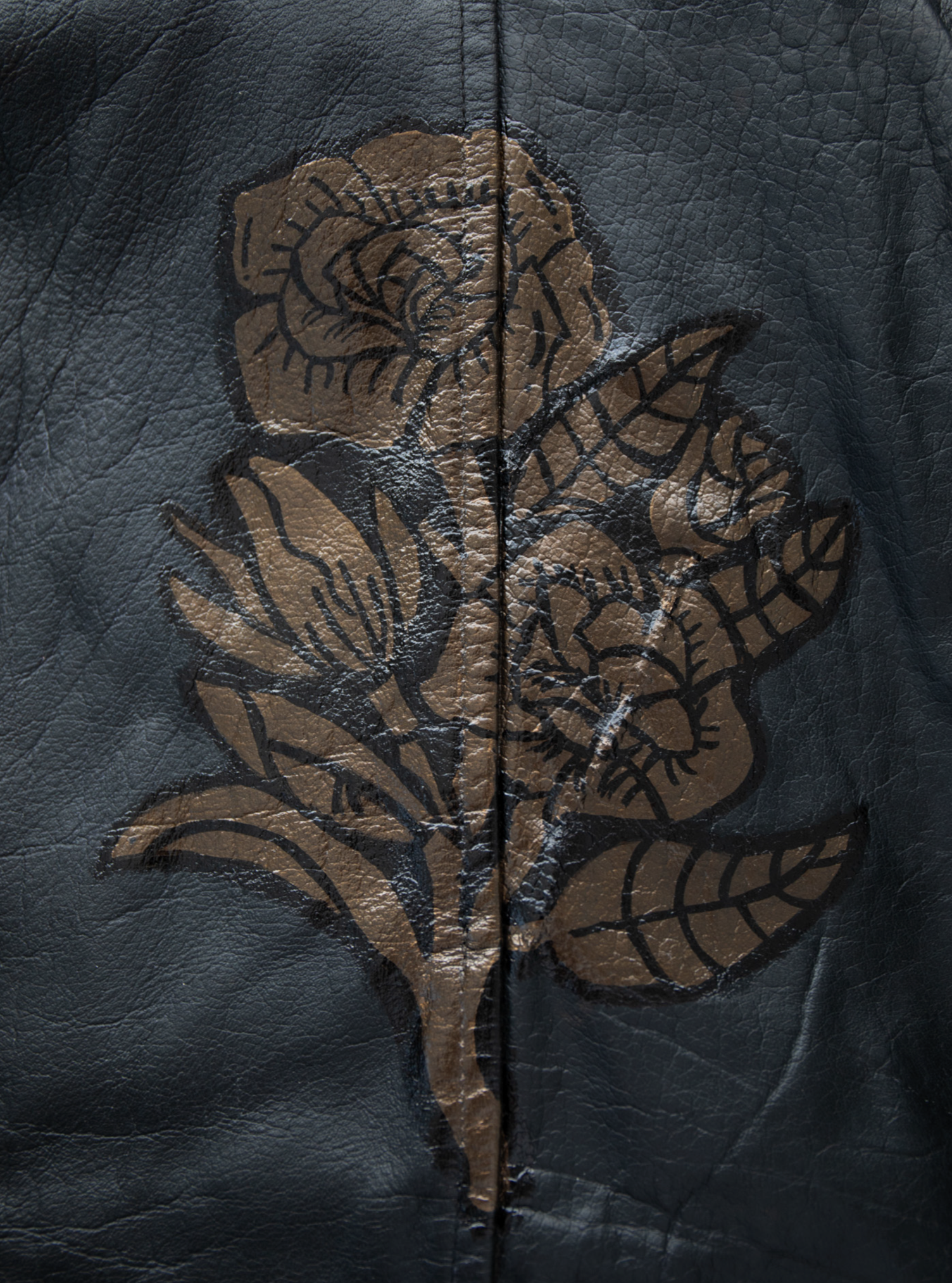 Rose Leather Jacket | Large
