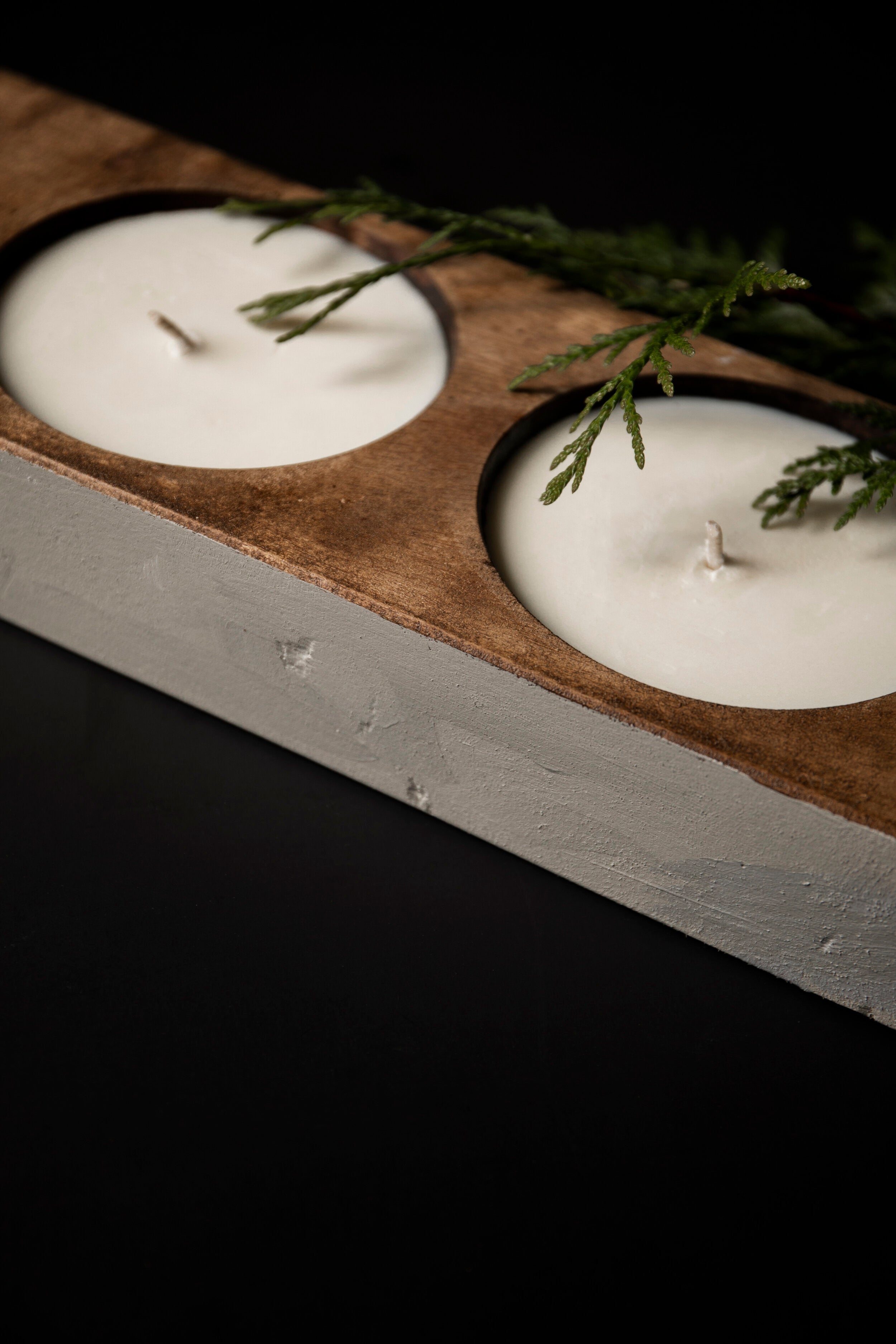 Painted Candle | Large - Studio Sara Kraus - Original abstract art and home decor