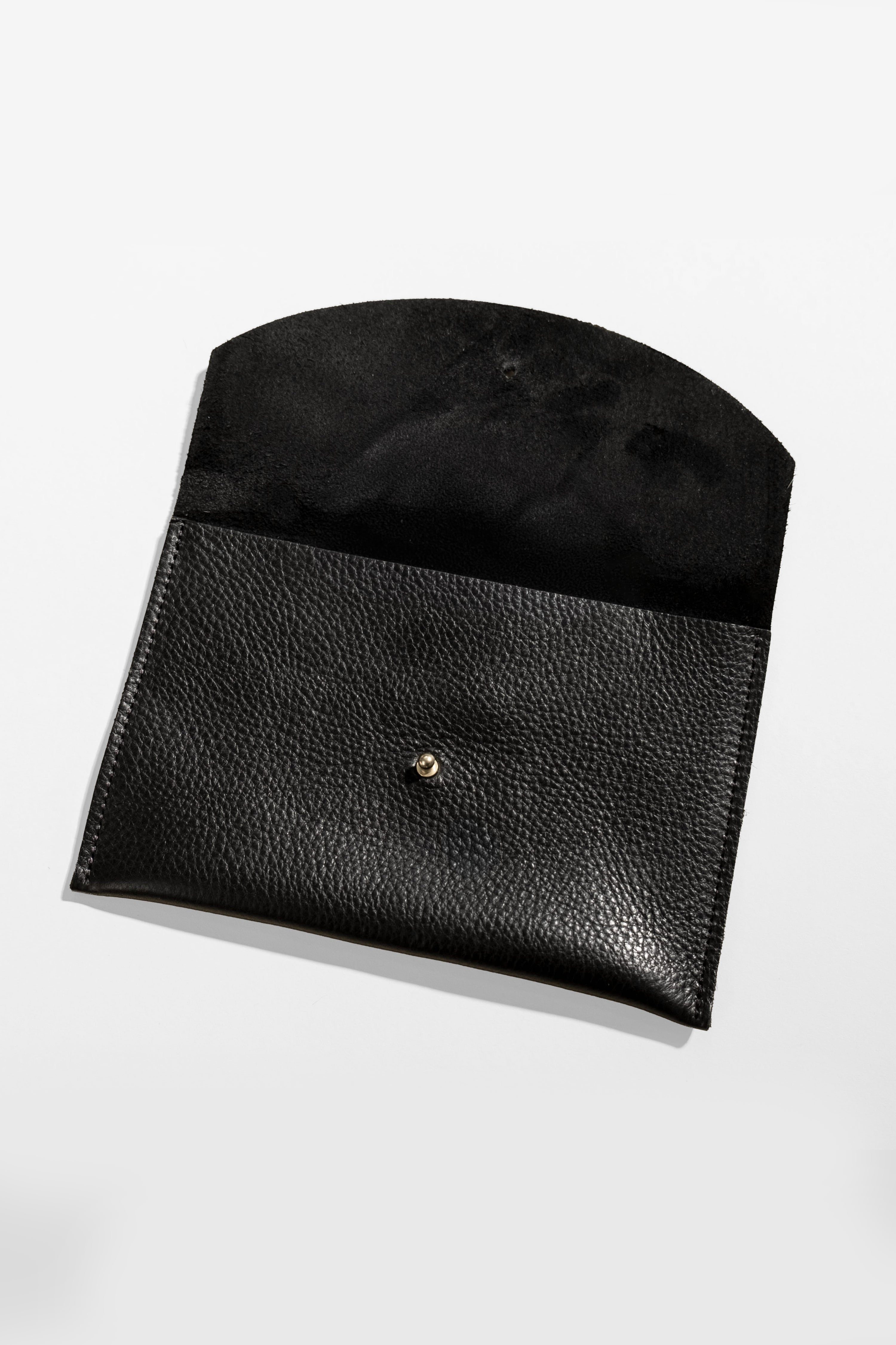 Grained Leather Envelope