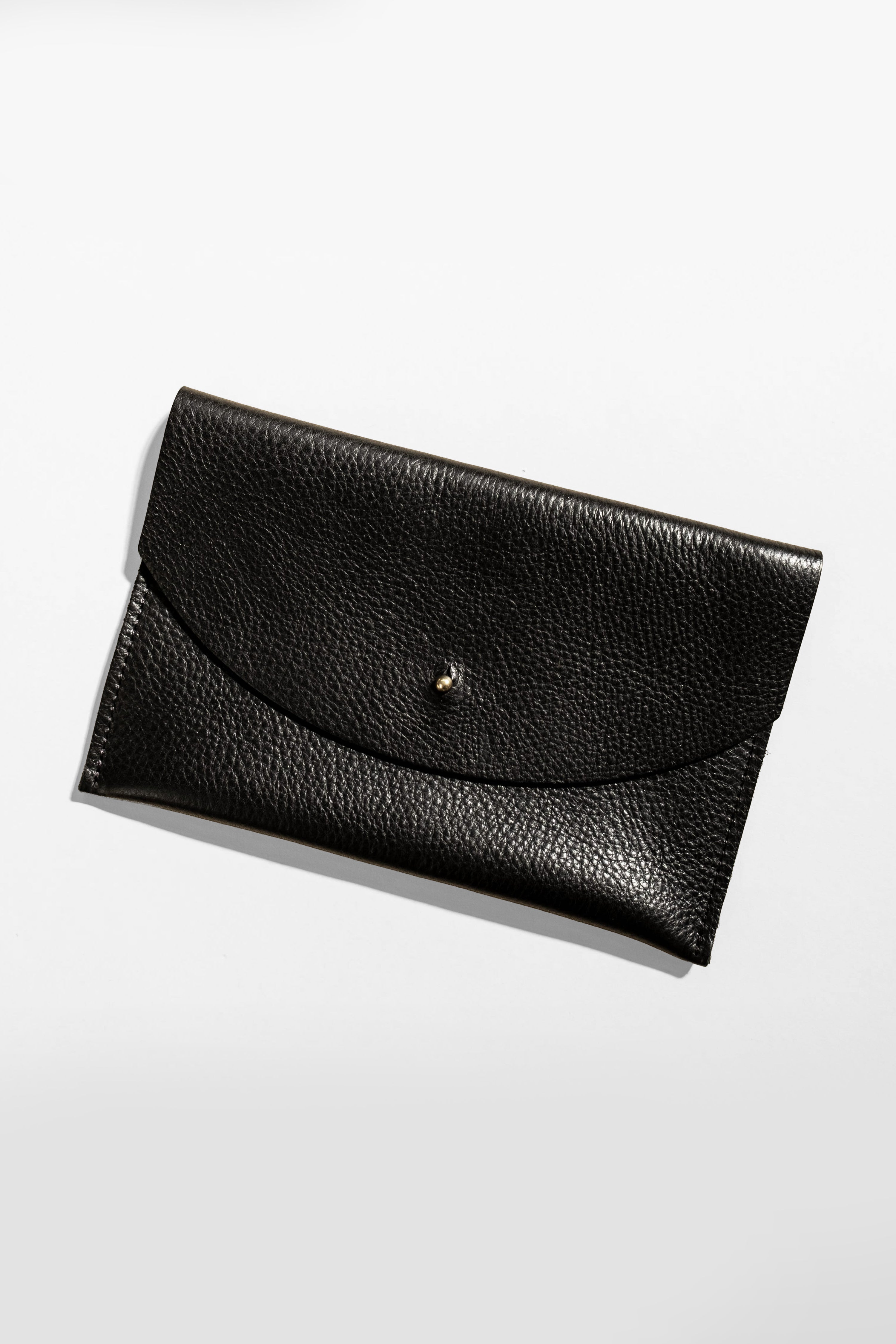 Grained Leather Envelope