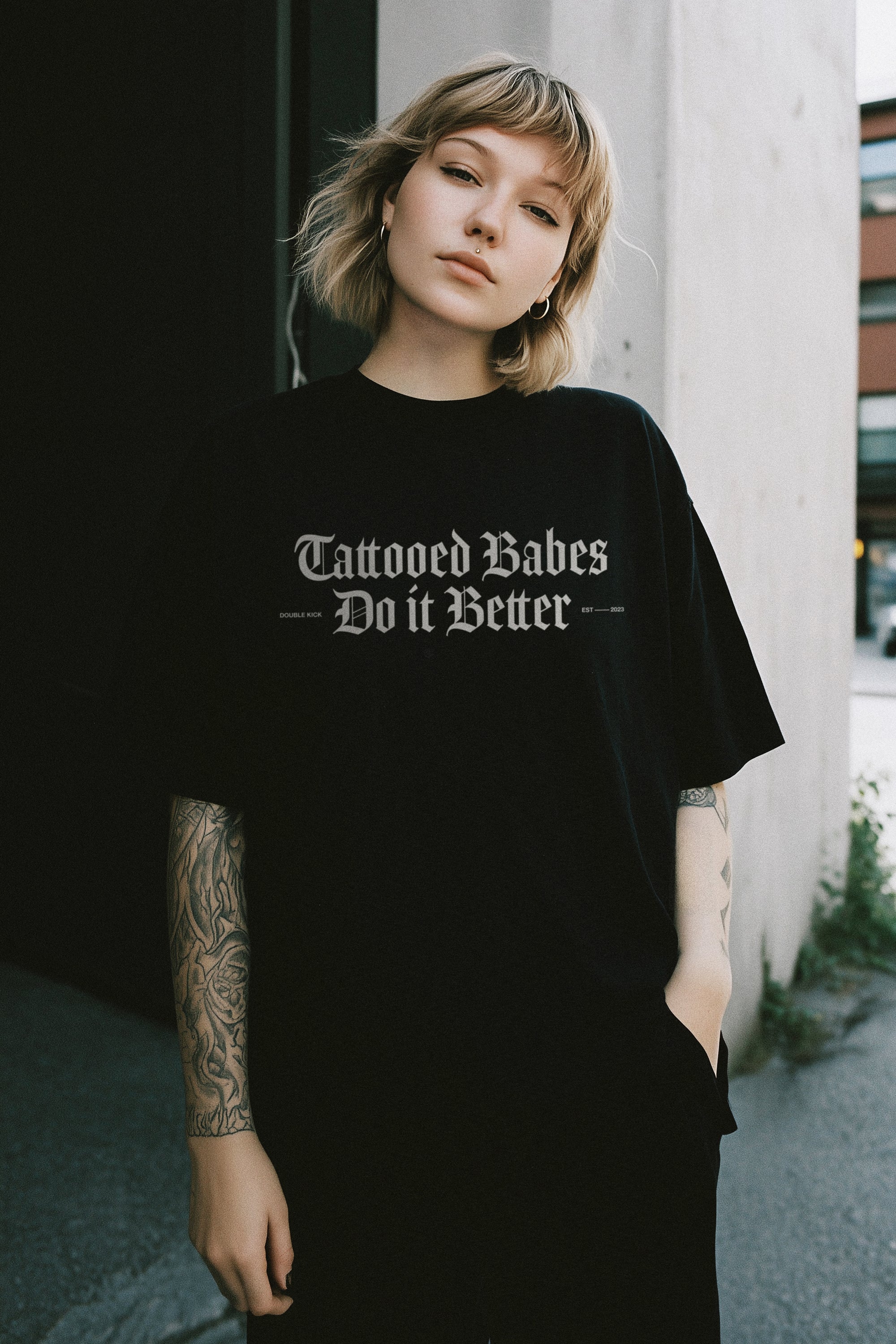 Tattooed Babes Tee | Black